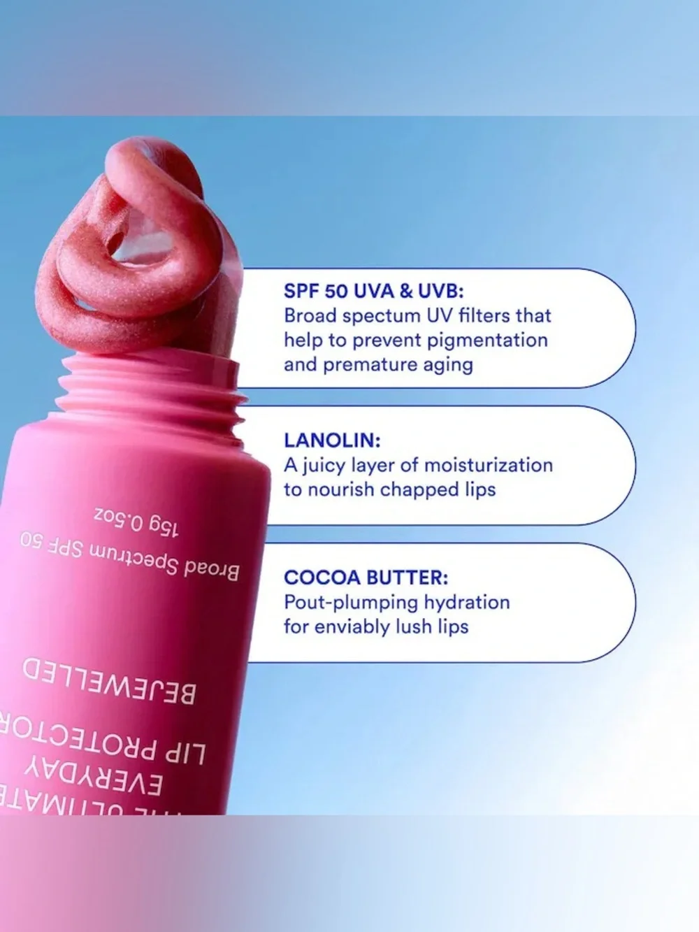 Ultra Violette Sheen Screen SPF 50 Hydrating Sunscreen Lip Balm in Bejewelled